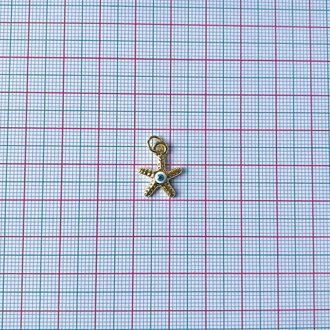 DIJE ESTRELLA DE MAR RODIO W10852W