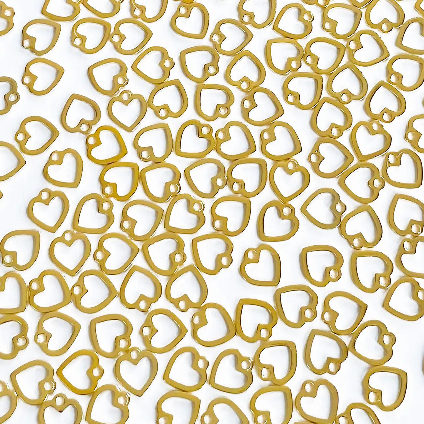 DIJE ✦ CORAZÓN BAÑO DE ORO 1