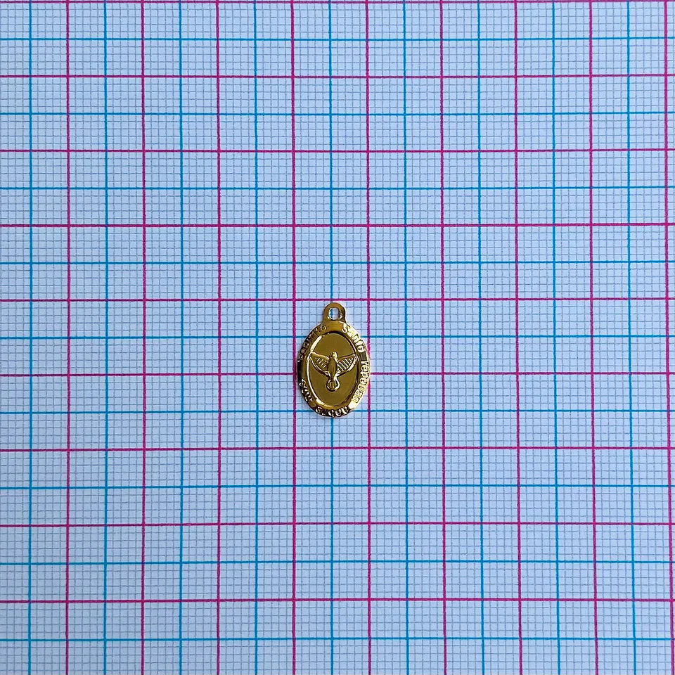 MINI DIJE ESPÍRITU SANTO BAÑO DE ORO CG00868-G 2