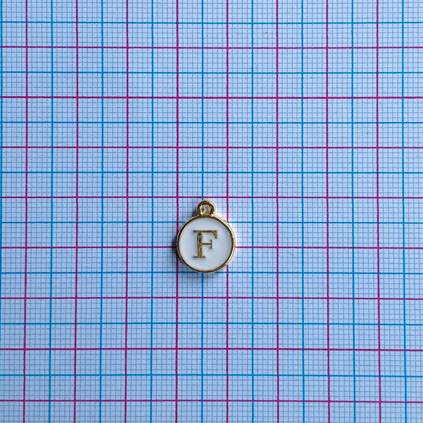 DIJE LETRA F BAÑO DE ORO SIN77-F-GOLD 2