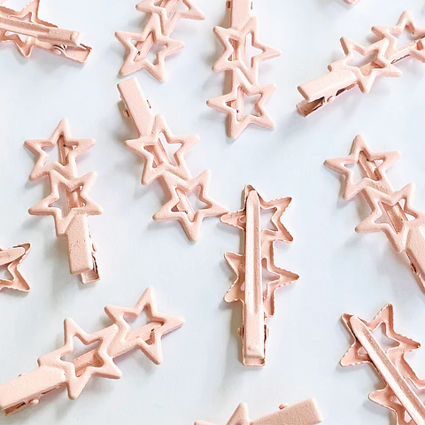 PINZA ✦ METÁLICA ESTRELLAS (ELIGE TU COLOR FAVORITO) 
