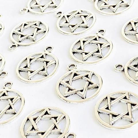 DIJE ESTRELLA DE DAVID ZAMAK W-3001