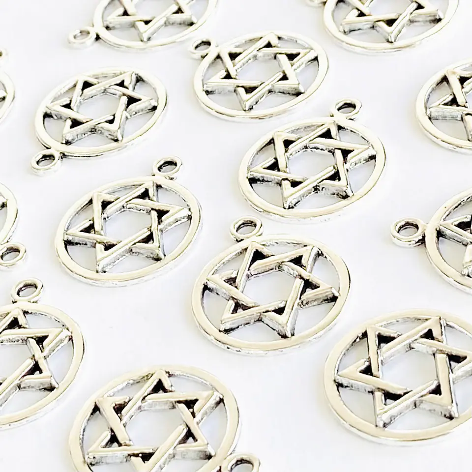 DIJE ESTRELLA DE DAVID ZAMAK W-3001 1