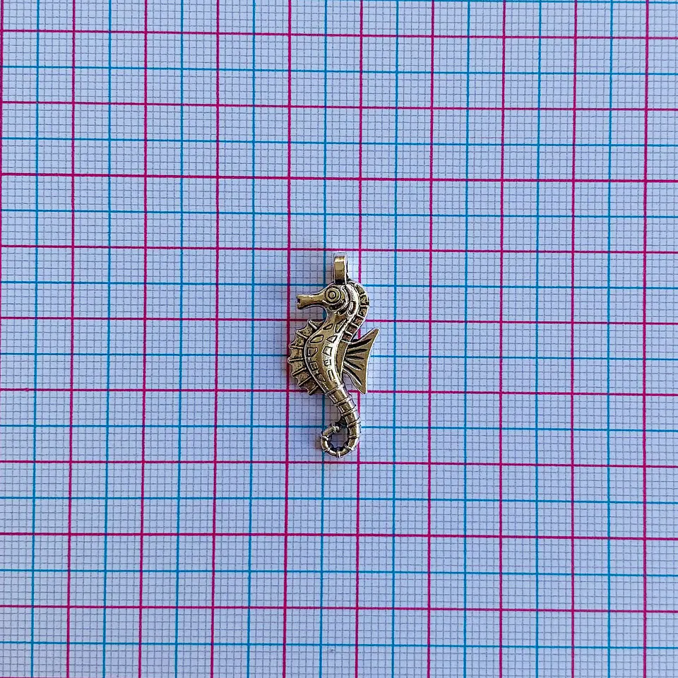 DIJE CABALLO DE MAR ZAMAK W-366 2