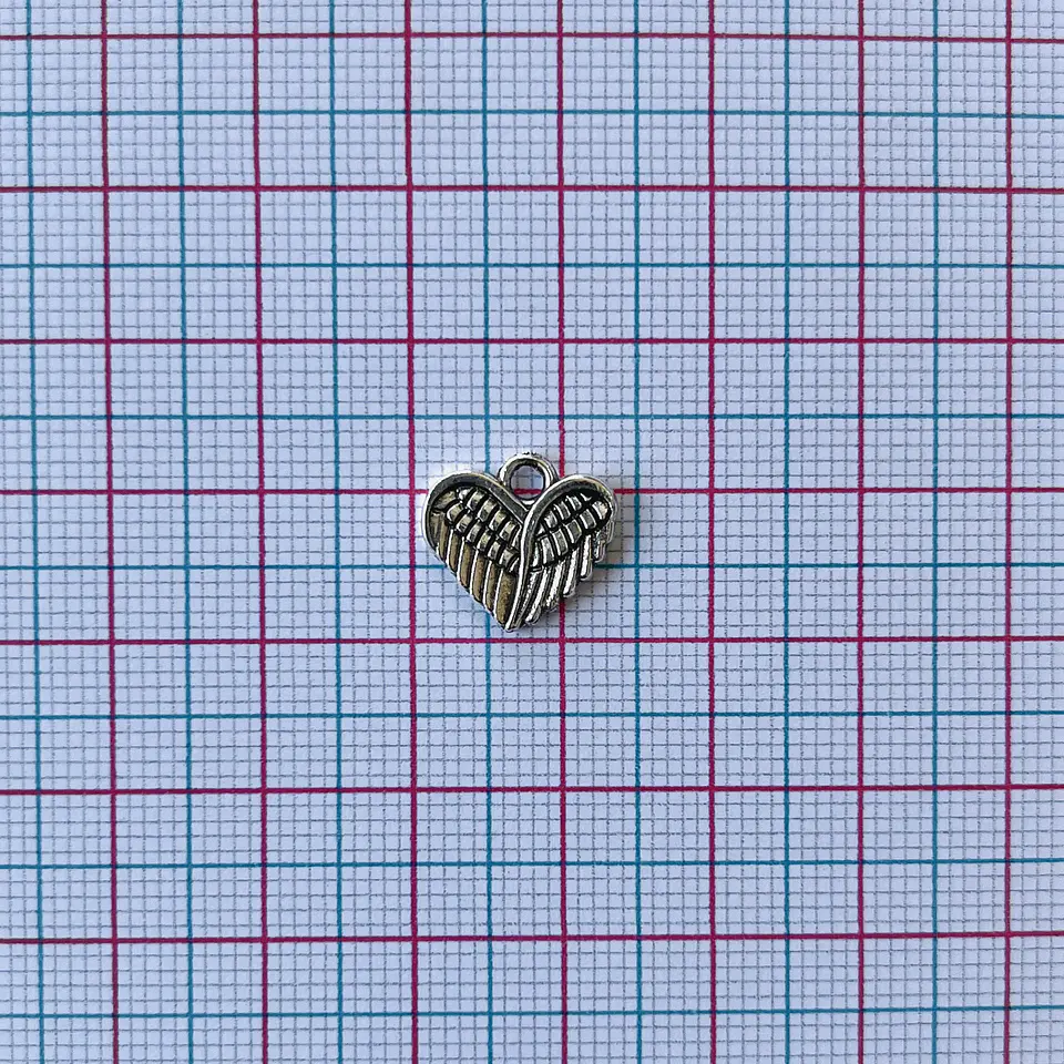 DIJE CORAZÓN ZAMAK W-5363 2