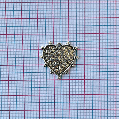 DIJE CORAZÓN ZAMAK W-8180