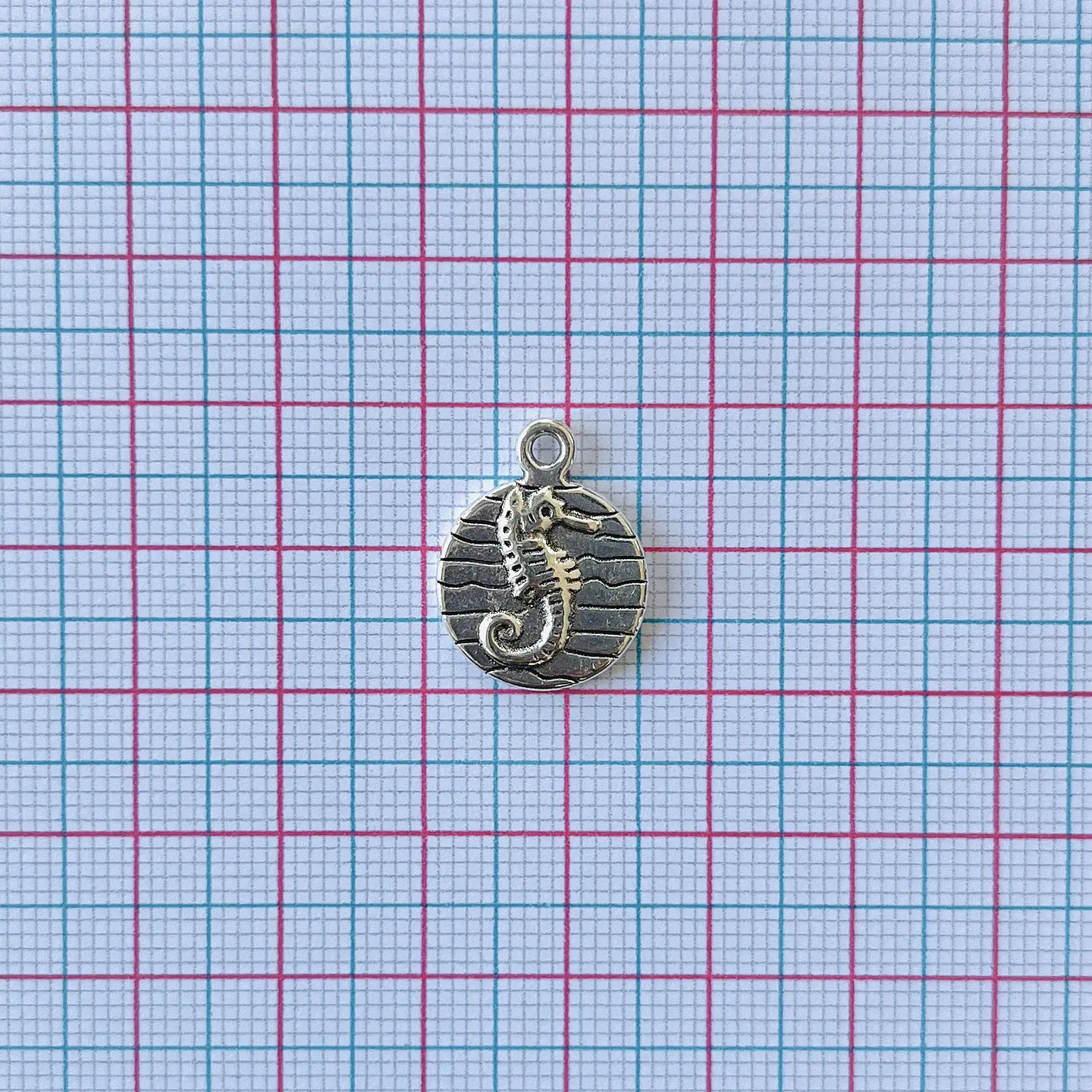 DIJE CABALLO DE MAR ZAMAK W-9715 2