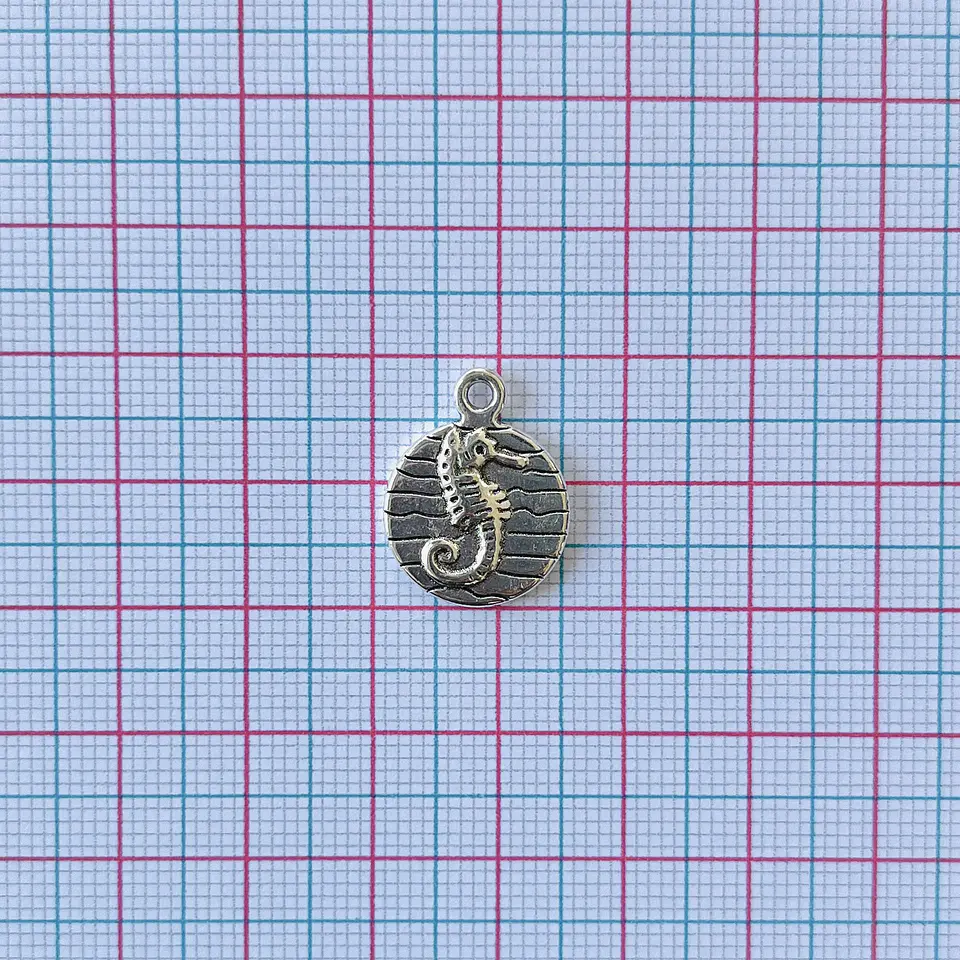 DIJE CABALLO DE MAR ZAMAK W-9715 2