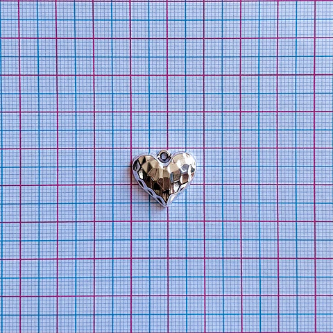 DIJE CORAZÓN ZAMAK WF-384