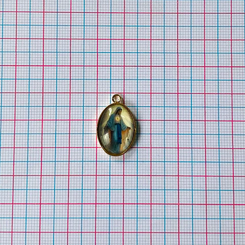 MEDALLA VIRGEN MILAGROSA BAÑO DE ORO DVZ-4-G/1-1