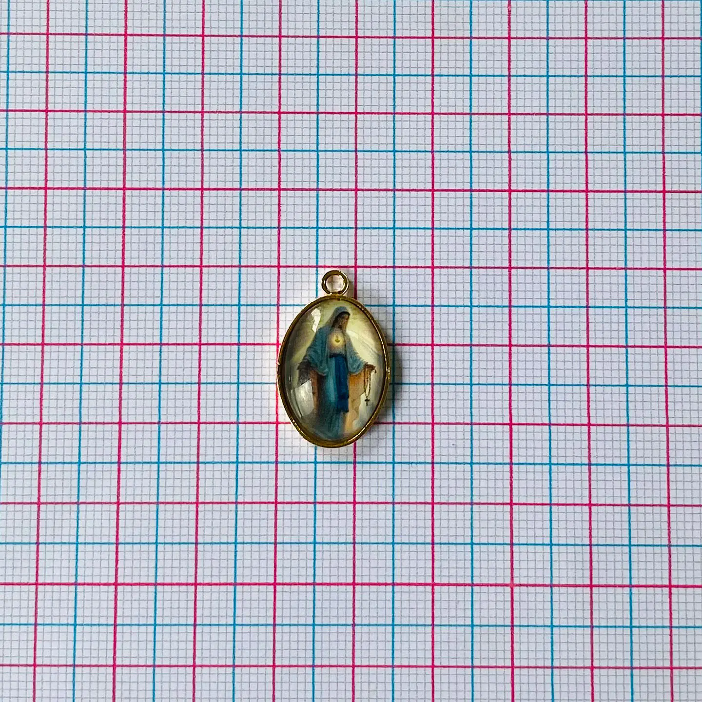 MEDALLA VIRGEN MILAGROSA BAÑO DE ORO DVZ-4-G/1-1 2