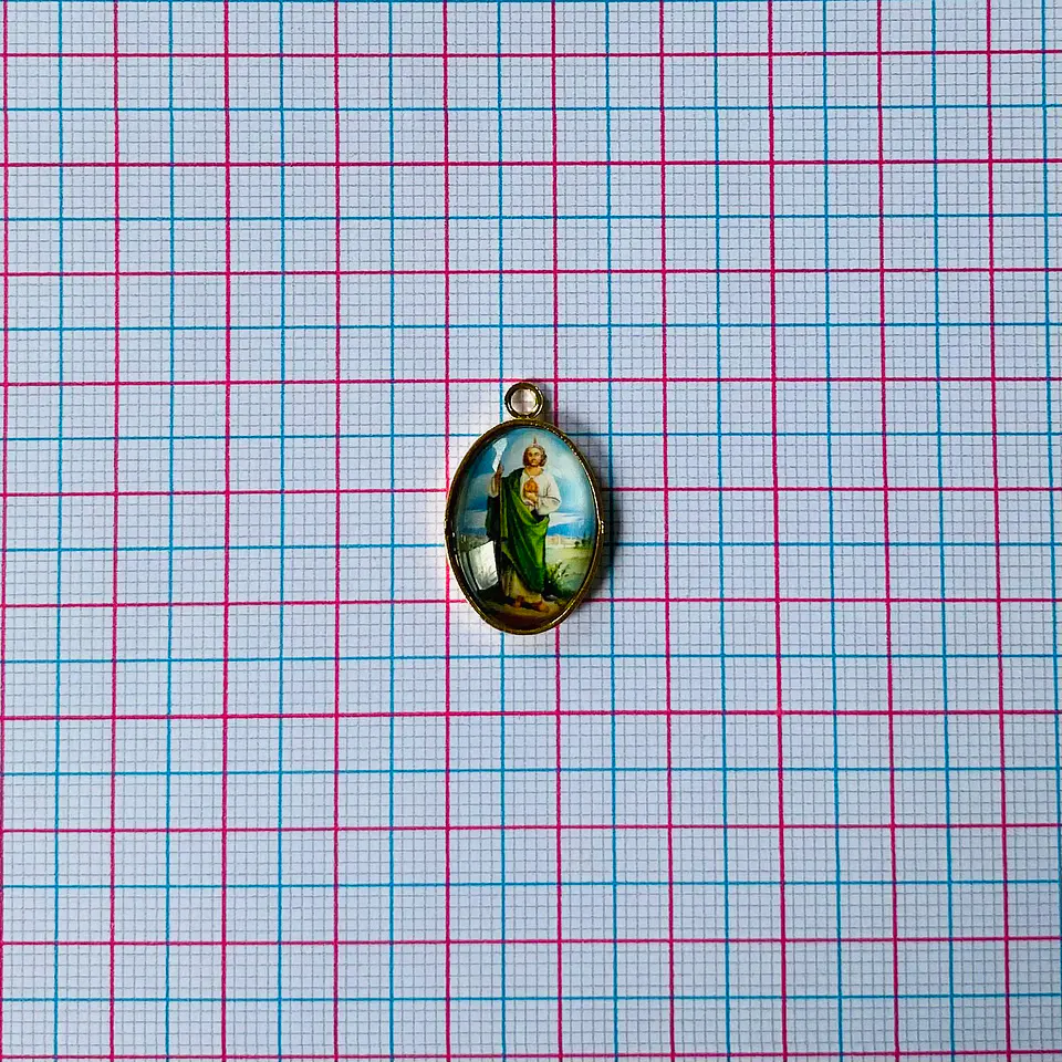 MEDALLA SAN JUDAS TADEO BAÑO DE ORO DVZ-4-G/14 2