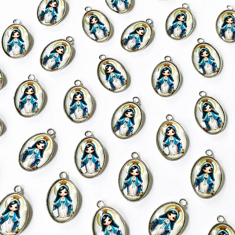MEDALLA VIRGEN MILAGROSA INFANTIL FANTASIA DVZ-4/1