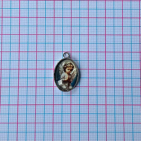 MEDALLA ÁNGEL DE LA GUARDA INFANTIL FANTASIA DVZ-4/19-I