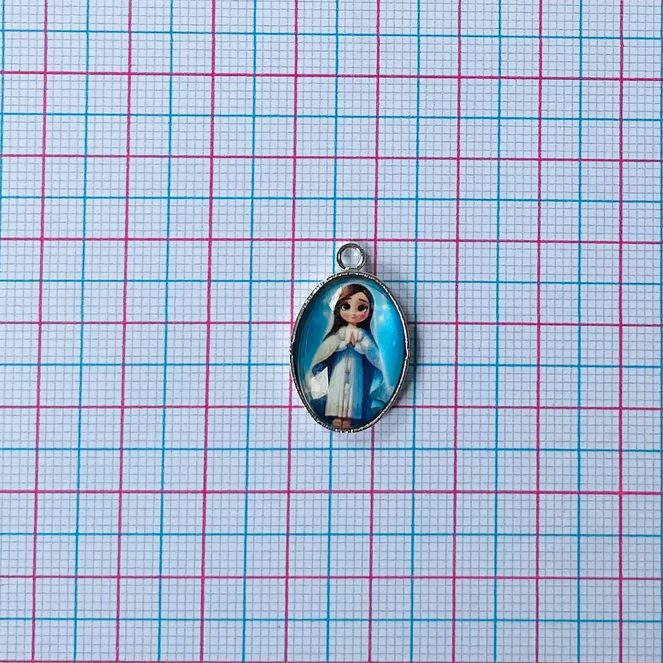 MEDALLA VIRGEN LOURDES INFANTIL FANTASIA DVZ-4/38-I 2