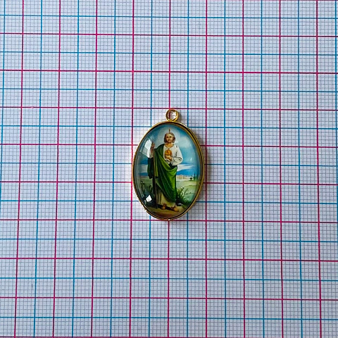 MEDALLA SAN JUDAS TADEO BAÑO DE ORO DVZ-5-G/14