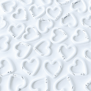 BROCHE MOSQUETÓN CORAZÓN (ELIGE TU COLOR FAVORITO) ZHBR12-1