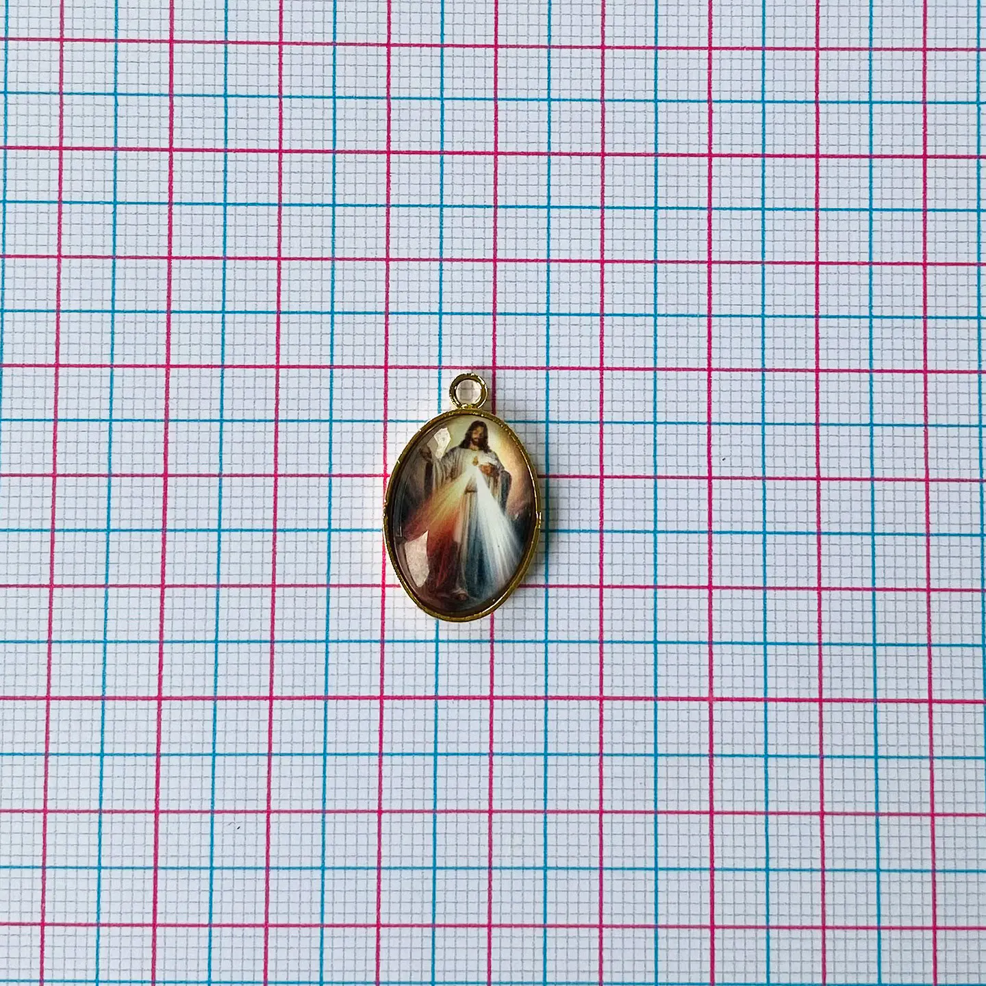 MEDALLA JESÚS DE LA MISERICORDIA BAÑO DE ORO DVZ-4-G/17 2
