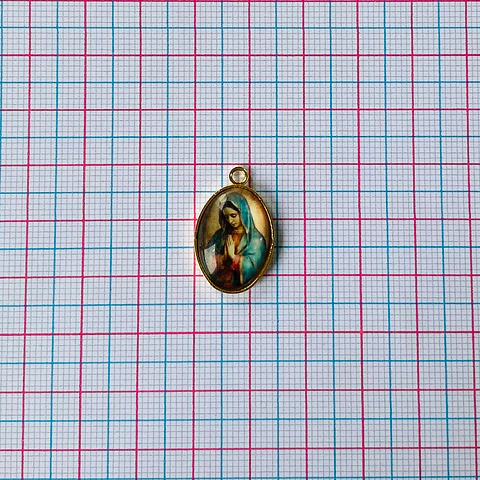 MEDALLA VIRGEN DE GUADALUPE BAÑO DE ORO DVZ-4-G/3-1