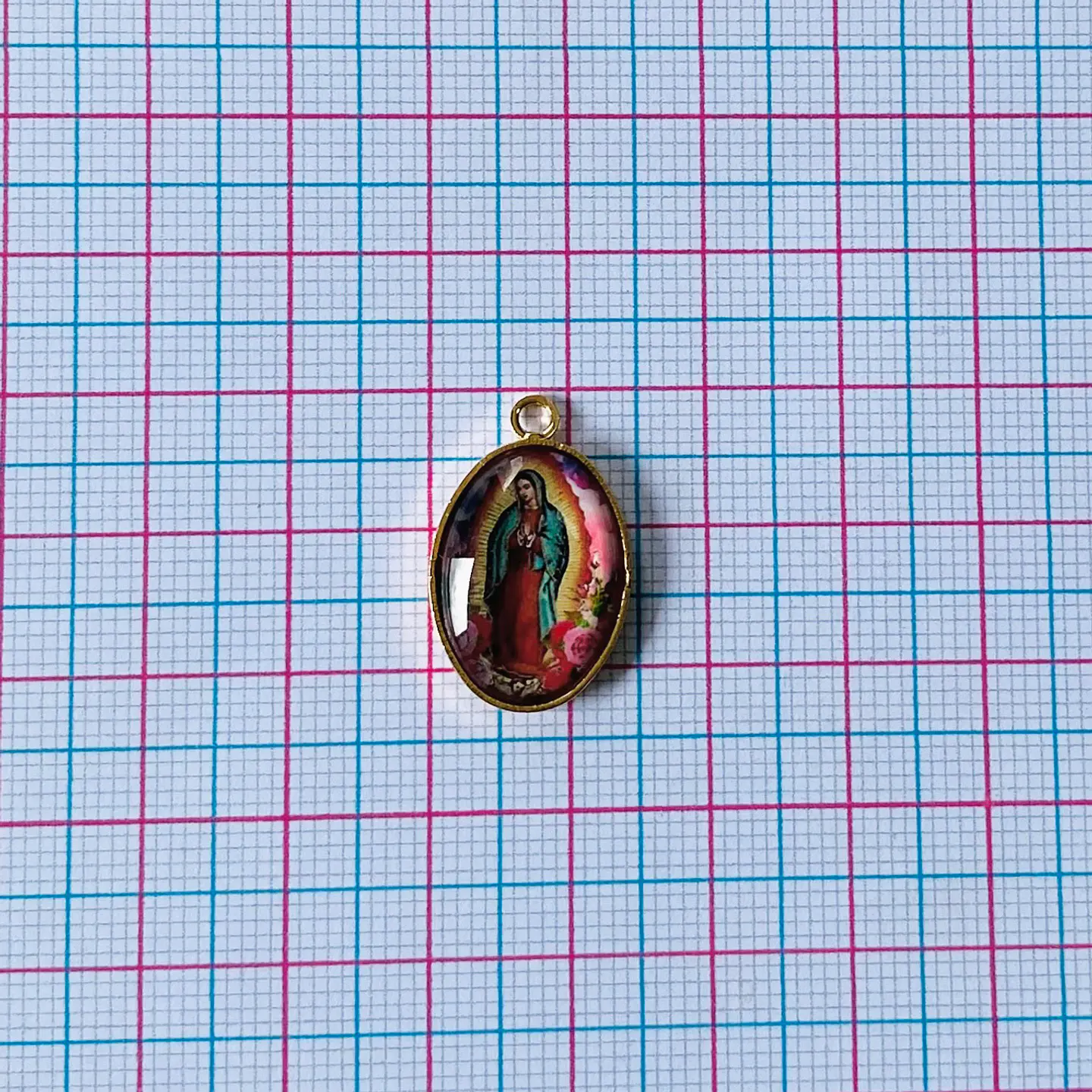 MEDALLA VIRGEN DE GUADALUPE BAÑO DE ORO DVZ-4-G/3-2 2