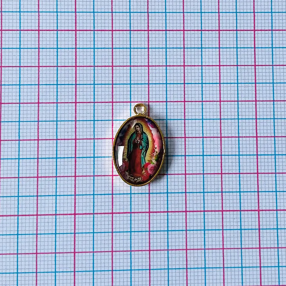 MEDALLA VIRGEN DE GUADALUPE BAÑO DE ORO DVZ-4-G/3-2 2
