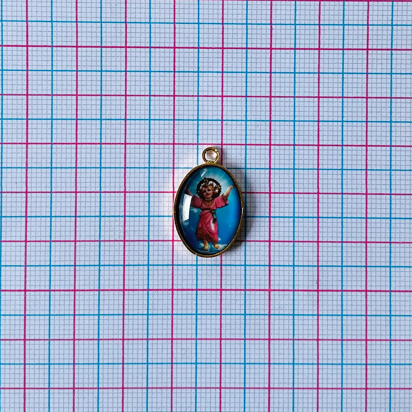 MEDALLA DIVINO NIÑO JESÚS BAÑO DE ORO DVZ-4-G/7 2