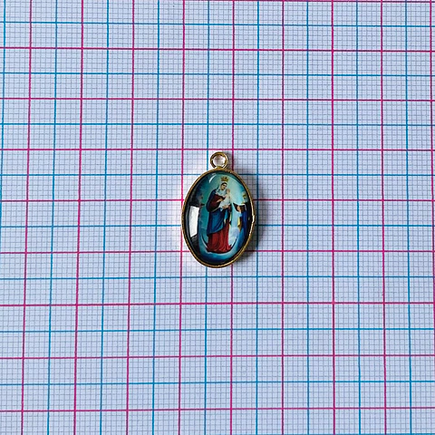 MEDALLA VIRGEN DE CHIQUINQUIRÁ BAÑO DE ORO DVZ-4-G/31