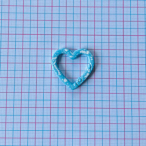 BROCHE MOSQUETÓN CORAZÓN (ELIGE TU COLOR FAVORITO) ZHBR12-30MM-2