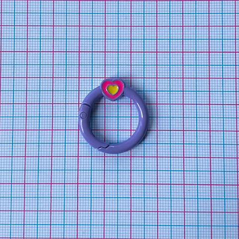 BROCHE MOSQUETÓN ARGOLLA (ELIGE TU COLOR FAVORITO) ZHBR17-1