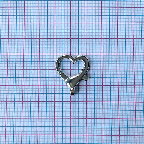 BROCHE MOSQUETÓN CORAZÓN (ELIGE TU COLOR FAVORITO) ZHBR11