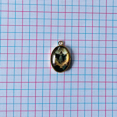  MEDALLA VIGEN MILAGROSA BAÑO DE ORO DVZ-4-G/1-2
