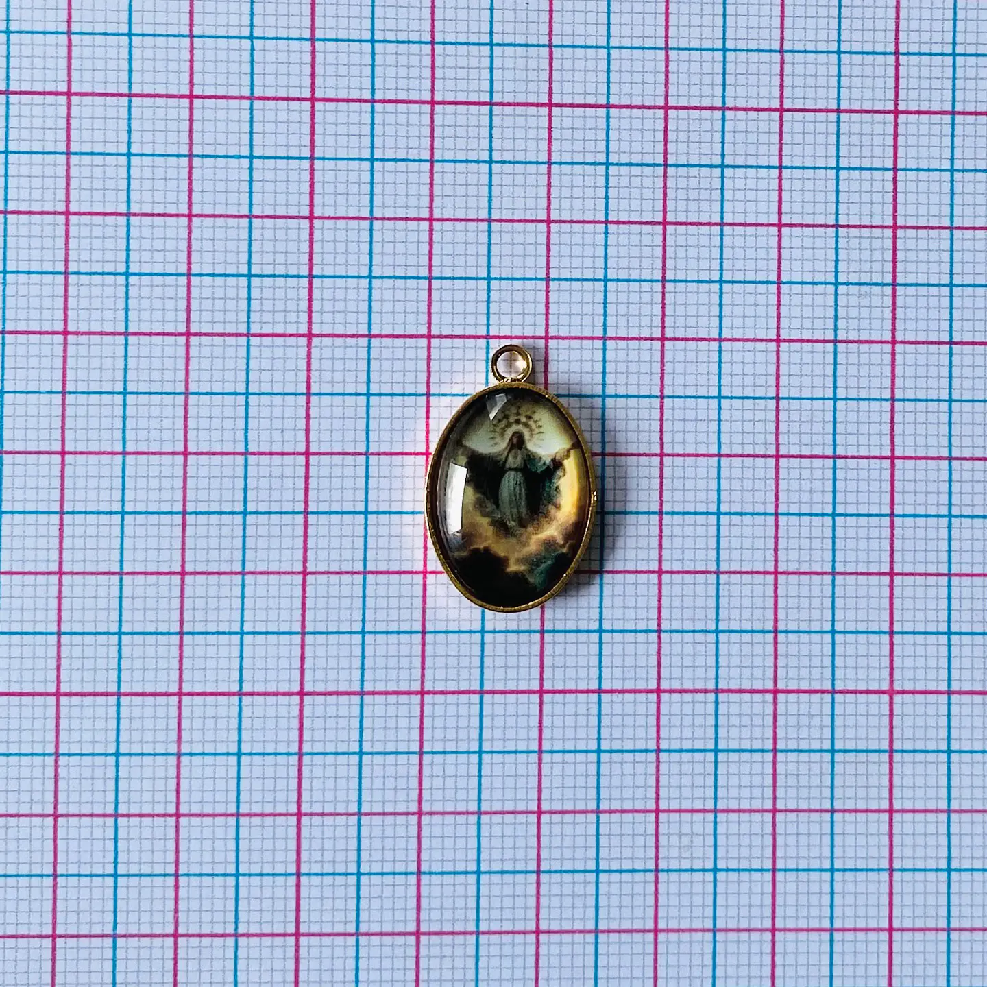  MEDALLA VIGEN MILAGROSA BAÑO DE ORO DVZ-4-G/1-2 2