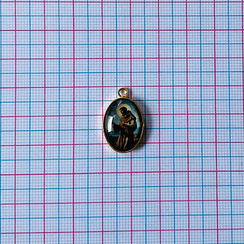 MEDALLA SAN FRANCISCO BAÑO DE ORO DVZ-4-G/25