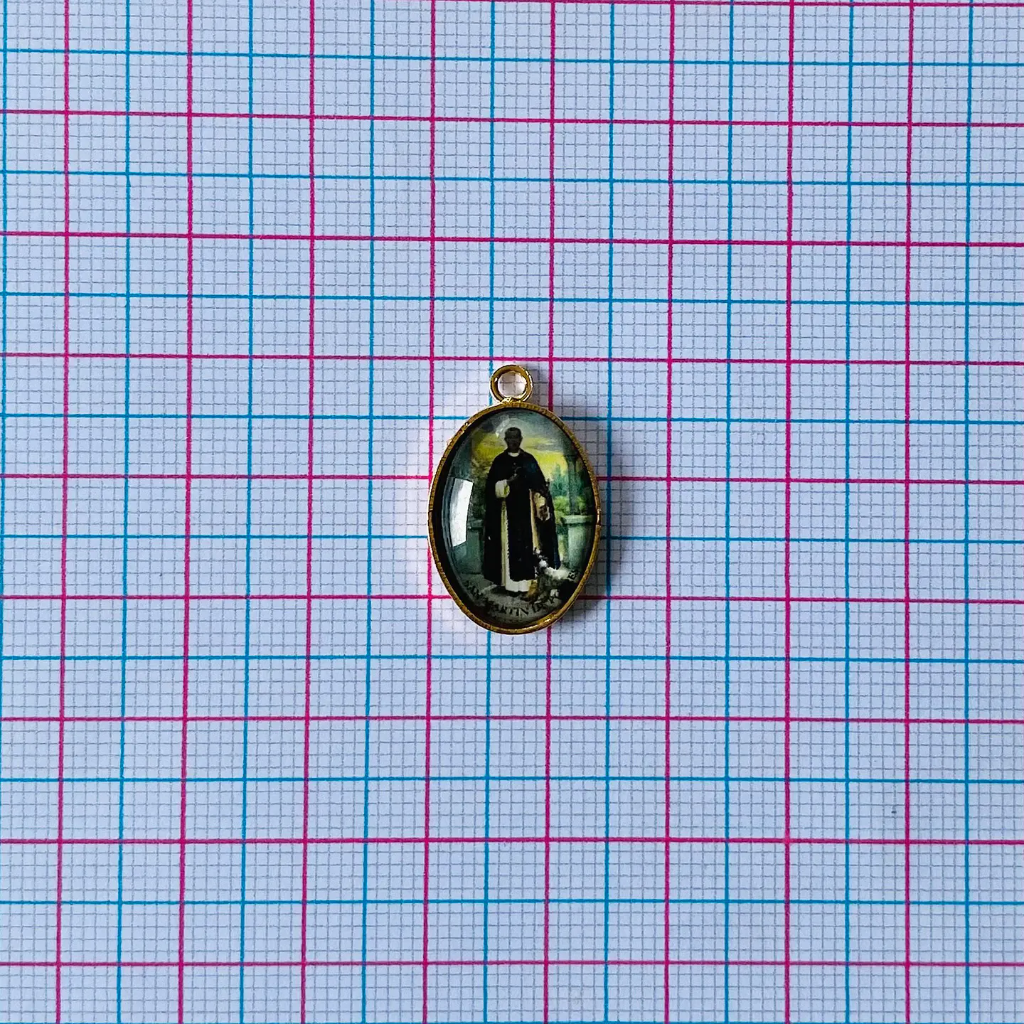 MEDALLA SAN MARTÍN DE PORRES BAÑO DE ORO DVZ-4-G/30 2