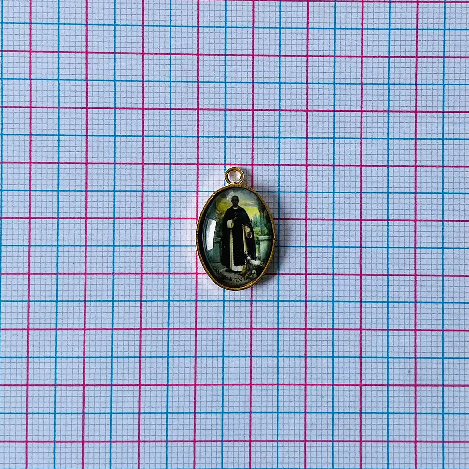 MEDALLA SAN MARTÍN DE PORRES BAÑO DE ORO DVZ-4-G/30 2