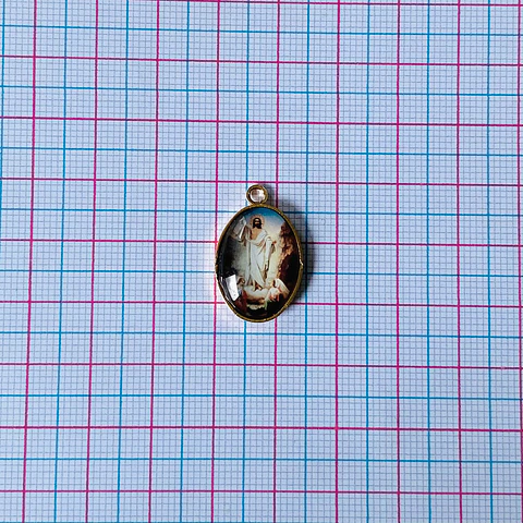 MEDALLA JESÚS RESUCITADO BAÑO DE ORO DVZ-4-G/41