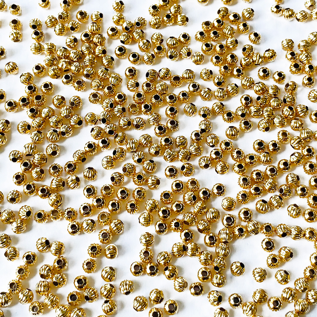 SEPARADOR ✦ BALIN BAÑO DE ORO 3MM  1