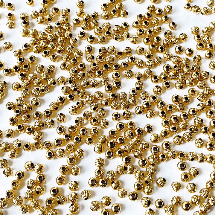 SEPARADOR ✦ BALIN BAÑO DE ORO 3MM  1