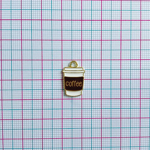 DIJE VASO CON CAFÉ FANTASÍA SIN32
