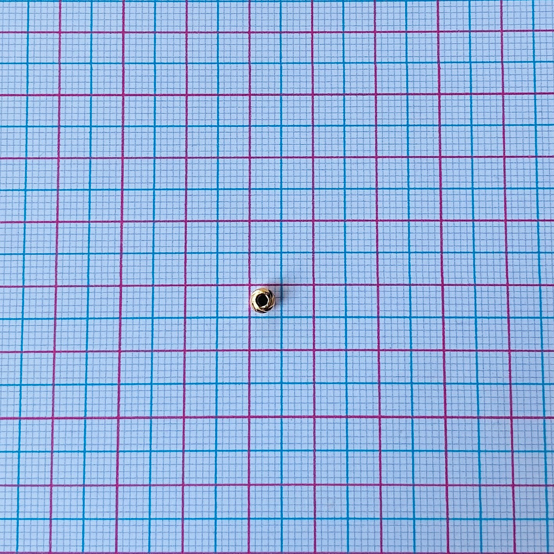 SEPARADOR ✦ BALIN BAÑO DE ORO 4MM 2