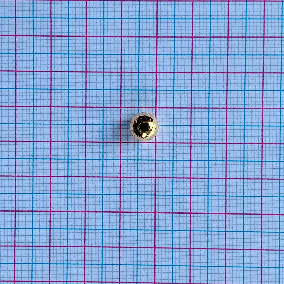 BALIN BAÑO DE ORO 8MM D00160016-G 2