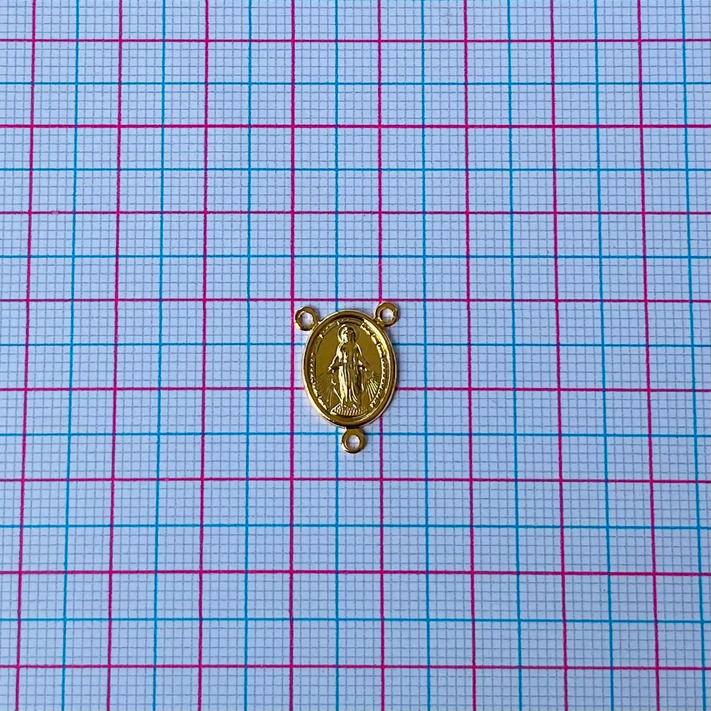 CRUCERO VIRGEN MILAGROSA BAÑO DE ORO WZ01770-G 2