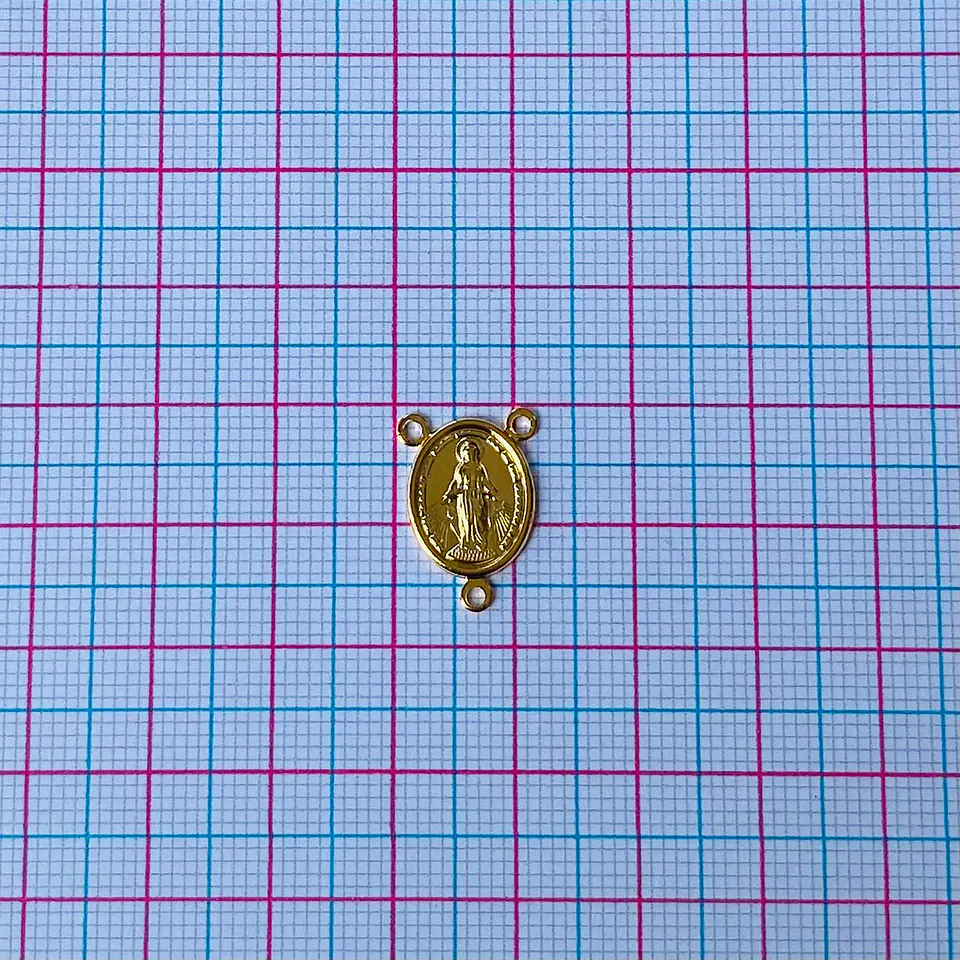 CRUCERO VIRGEN MILAGROSA BAÑO DE ORO WZ01770-G 2