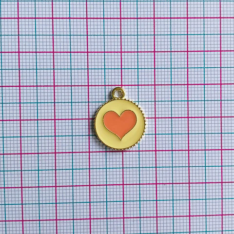 DIJE CORAZÓN FANTASÍA (ELIGE TU COLOR FAVORITO) SIN39