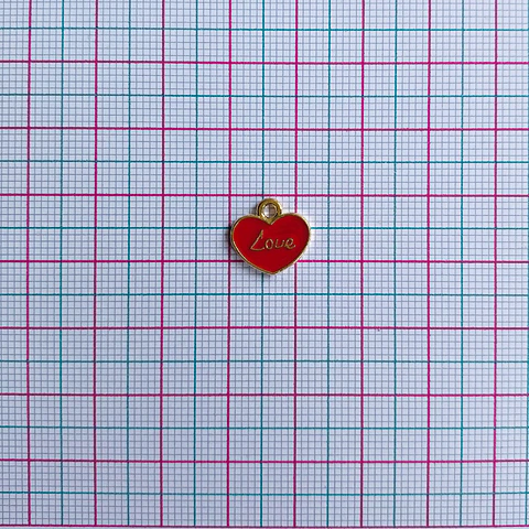 DIJE CORAZÓN FANTASÍA (ELIGE TU COLOR FAVORITO) SIN7