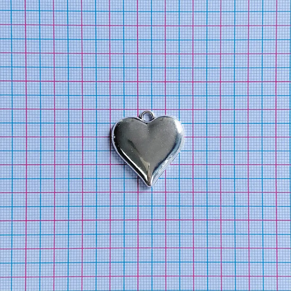 DIJE CORAZÓN ZAMAK WF-1042 2