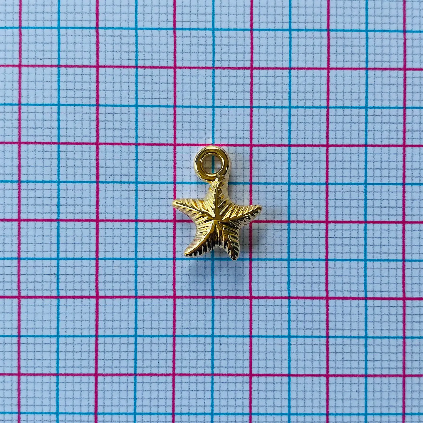 DIJE ESTRELLA DE MAR BAÑO DE ORO Z096-G 2