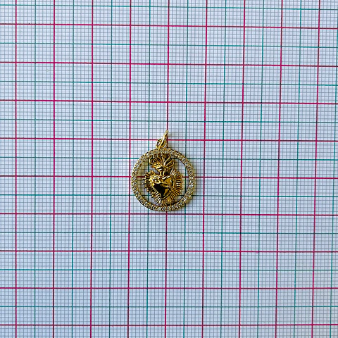 DIJE CORAZÓN DE JESÚS RODIO W06924