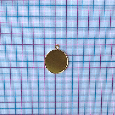 HERRAJE ✦ BASE PARA ENCASQUETAR BAÑO DE ORO
