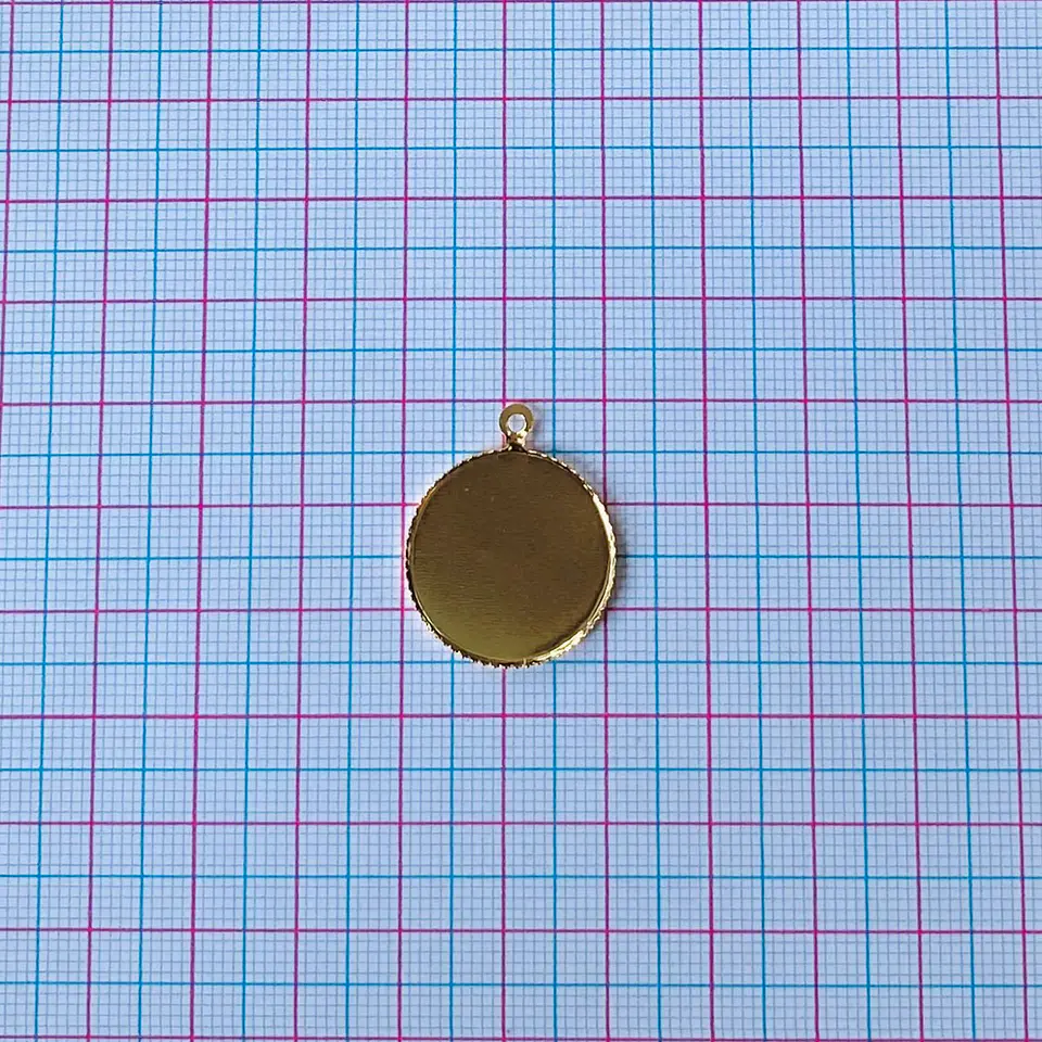 HERRAJE ✦ BASE PARA ENCASQUETAR BAÑO DE ORO 2